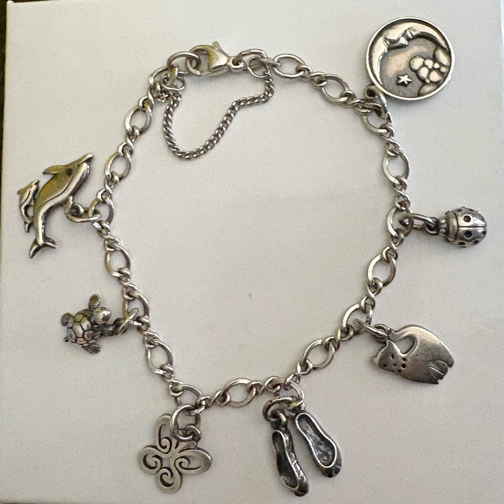 James Avery Silver Charm Bracelet